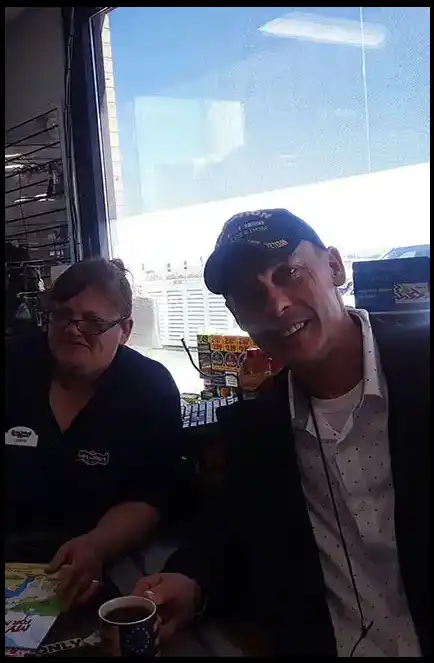 Stopping in for a snack and the CEO David Haave gets a request to sign My New Boots for My Daddys Farm 2022 Louisiana -- David Haave